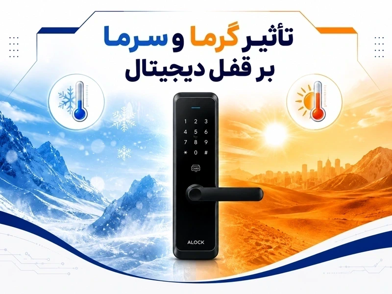 تأثیر گرما و سرمای شدید بر قفل دیجیتال | بررسی عملکرد قفل در دمای بالا و پایین